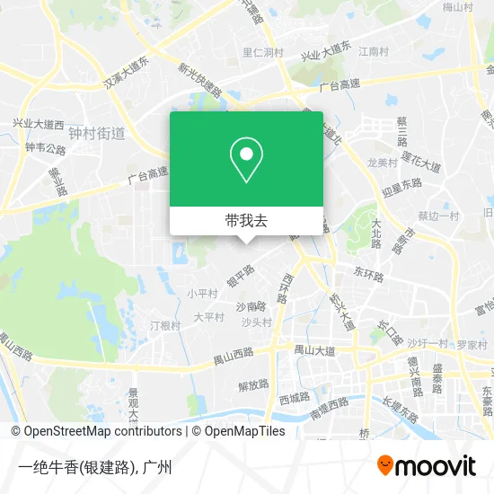 一绝牛香(银建路)地图