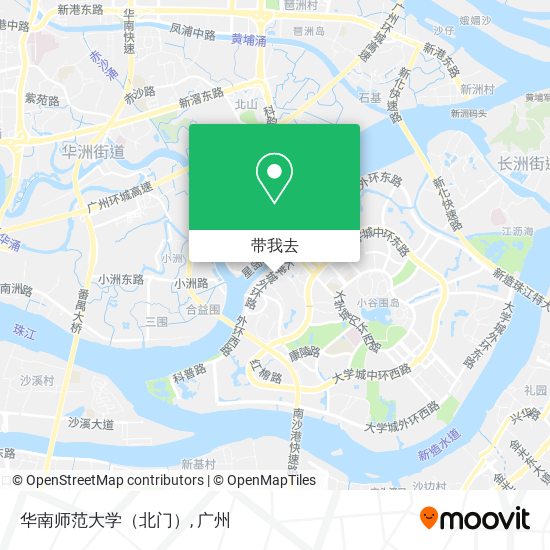 华南师范大学（北门）地图