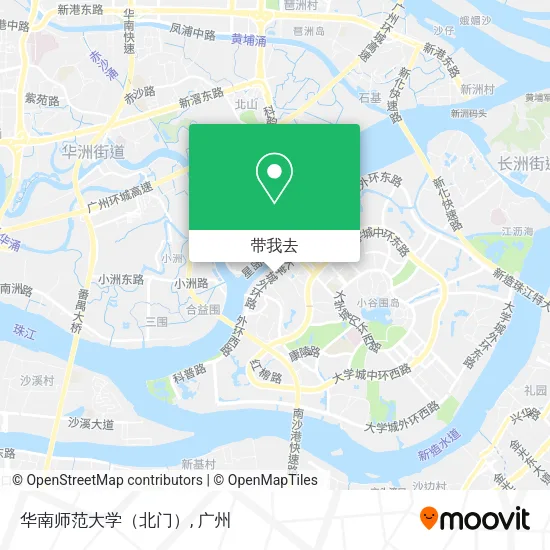 华南师范大学（北门）地图