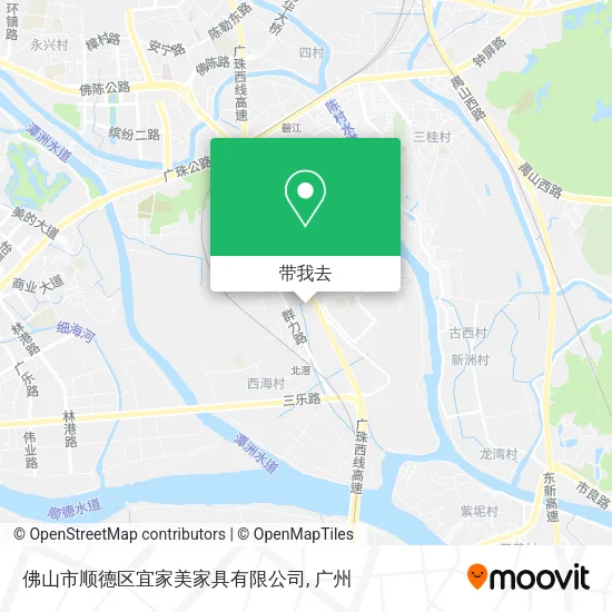 佛山市顺德区宜家美家具有限公司地图