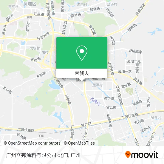 广州立邦涂料有限公司-北门地图