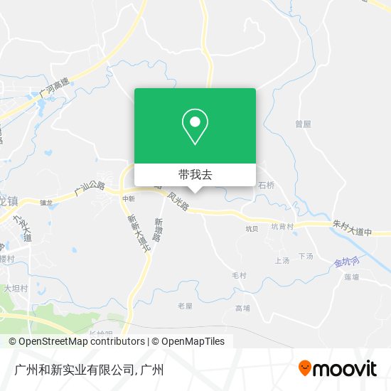 广州和新实业有限公司地图