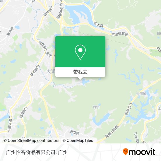 广州怡香食品有限公司地图