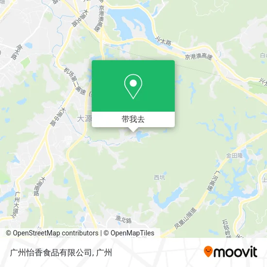广州怡香食品有限公司地图