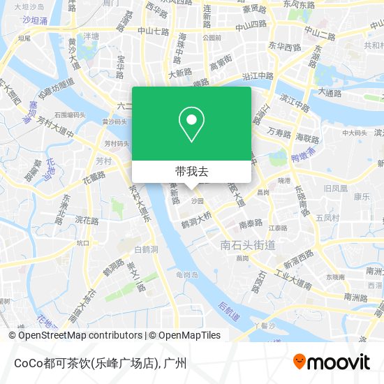 CoCo都可茶饮(乐峰广场店)地图