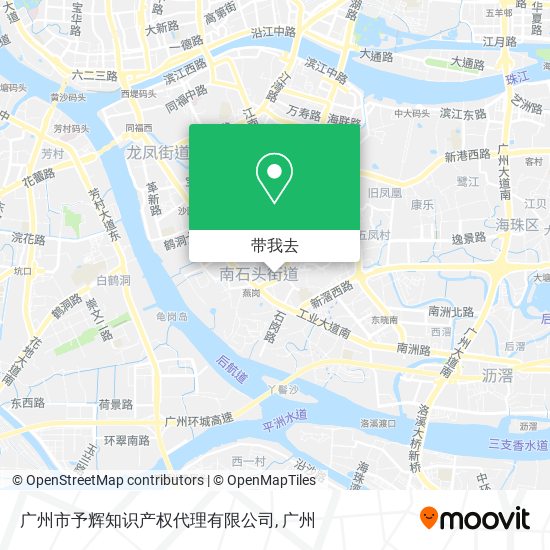 广州市予辉知识产权代理有限公司地图