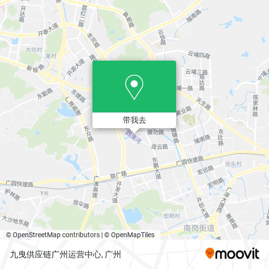 九曳供应链广州运营中心地图
