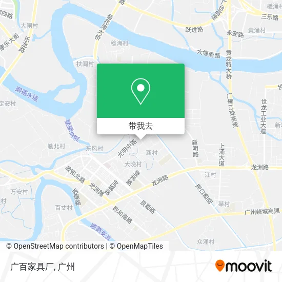 广百家具厂地图