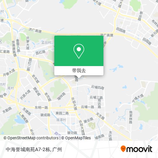 中海誉城南苑A7-2栋地图