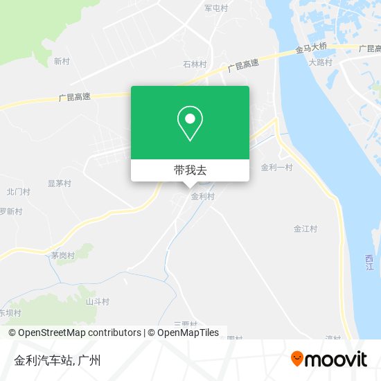 金利汽车站地图