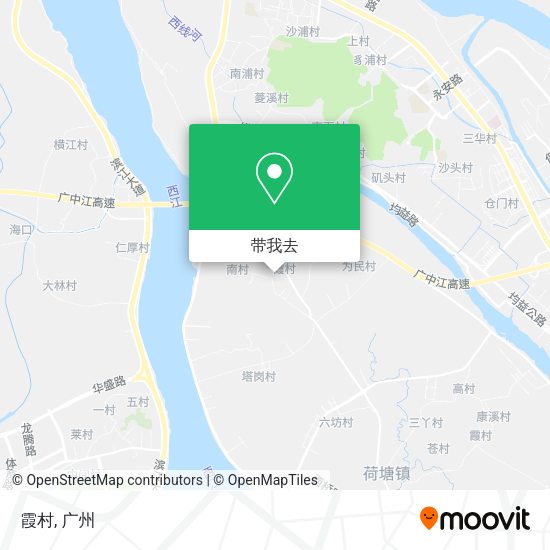 霞村地图