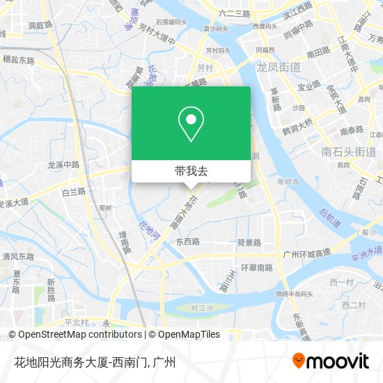 花地阳光商务大厦-西南门地图