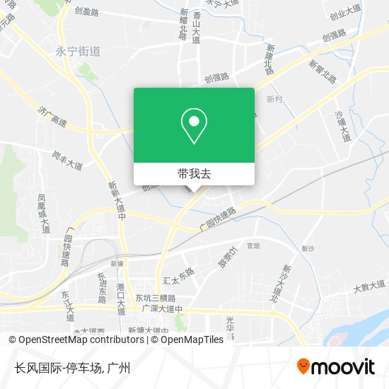 长风国际-停车场地图