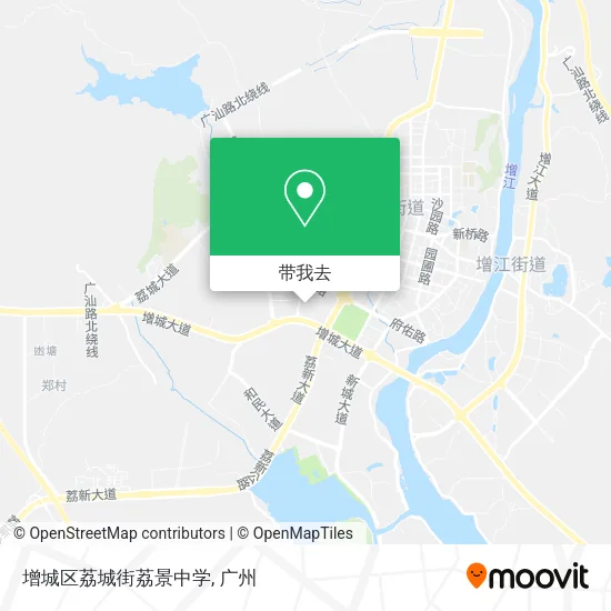 增城区荔城街荔景中学地图