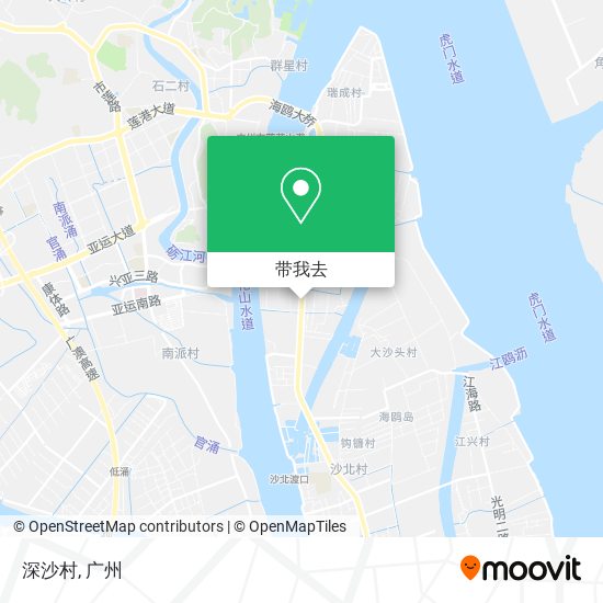 深沙村地图