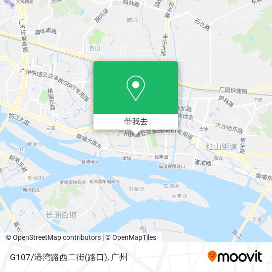 G107/港湾路西二街(路口)地图