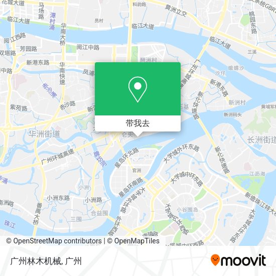广州林木机械地图