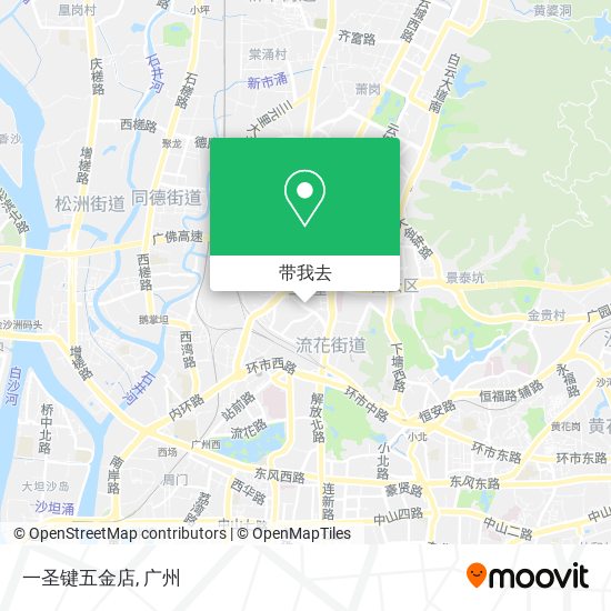 一圣键五金店地图