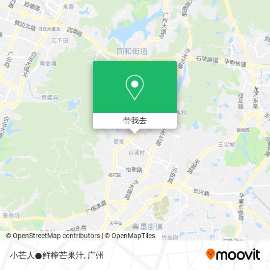 小芒人●鲜榨芒果汁地图