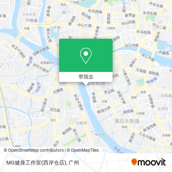 MG健身工作室(西岸仓店)地图