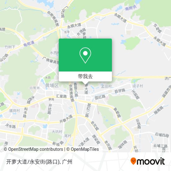 开萝大道/永安街(路口)地图
