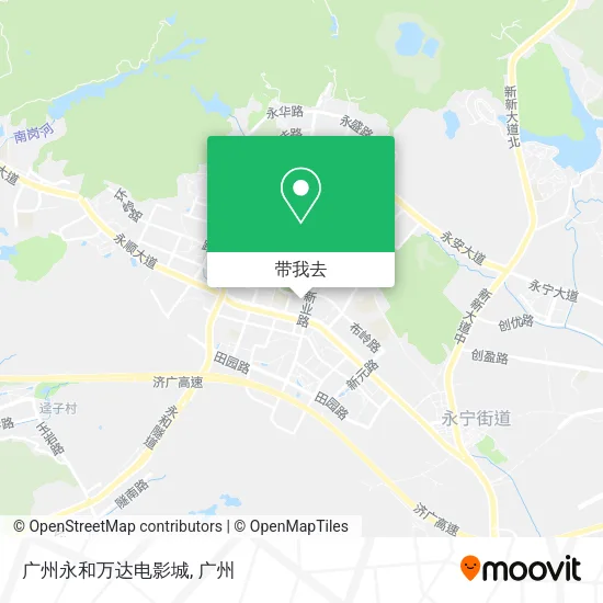 广州永和万达电影城地图