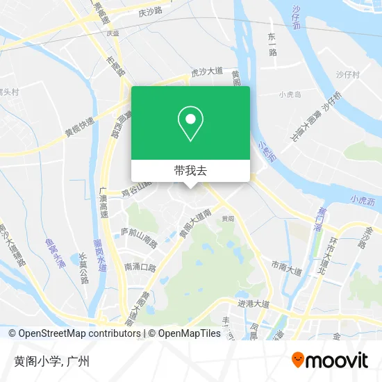 黄阁小学地图