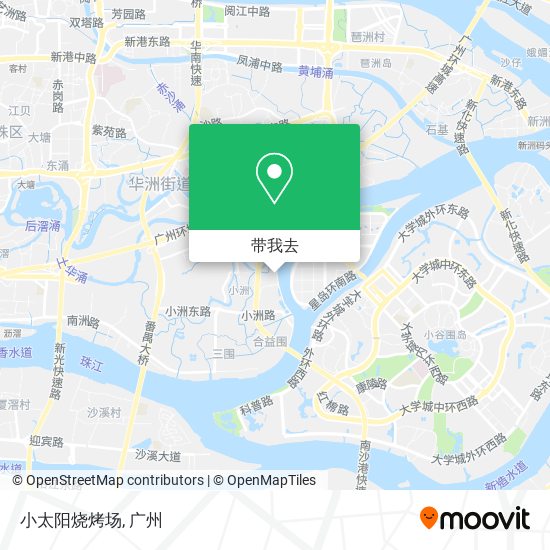 小太阳烧烤场地图
