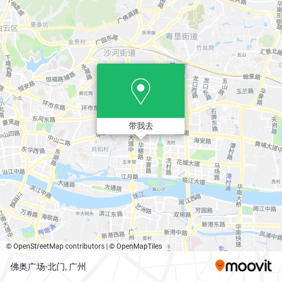 佛奥广场-北门地图