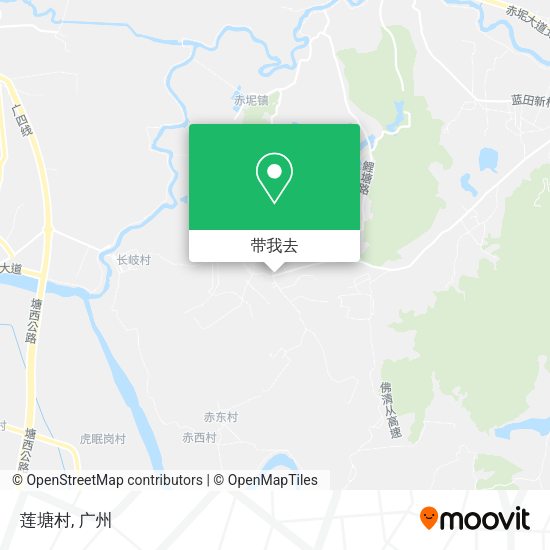 莲塘村地图