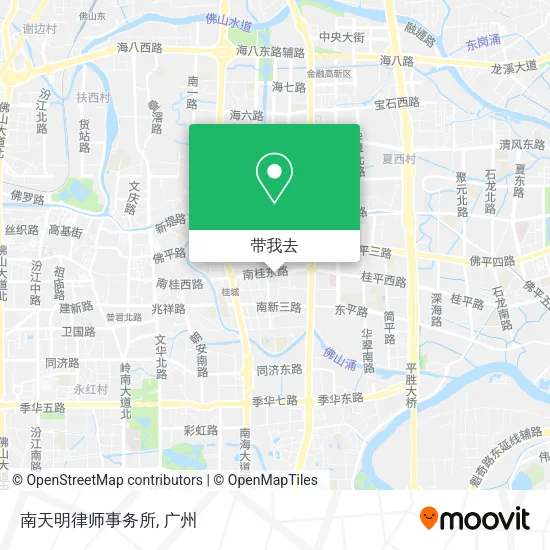 南天明律师事务所地图
