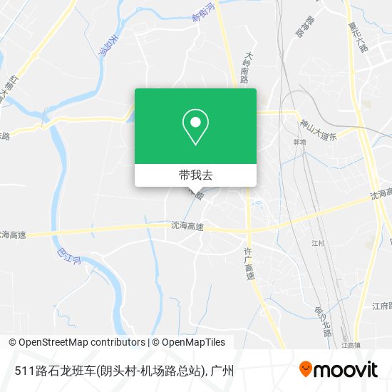 511路石龙班车(朗头村-机场路总站)地图