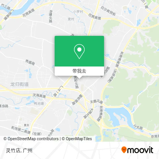 灵竹店地图