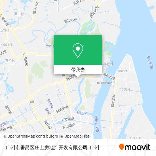 广州市番禺区庄士房地产开发有限公司地图