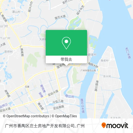 广州市番禺区庄士房地产开发有限公司地图