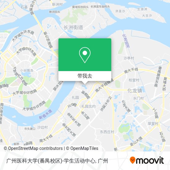 广州医科大学(番禺校区)-学生活动中心地图