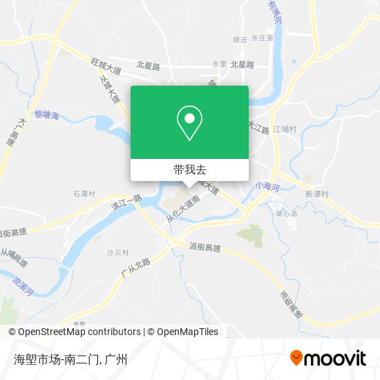 海塱市场-南二门地图