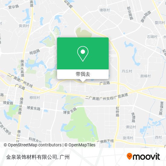 金泉装饰材料有限公司地图