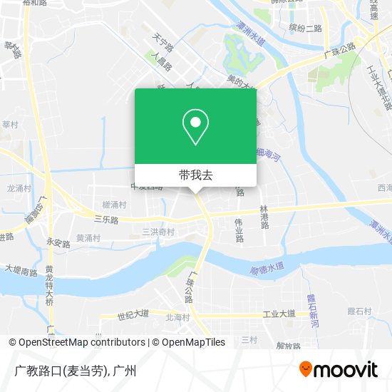 广教路口(麦当劳)地图
