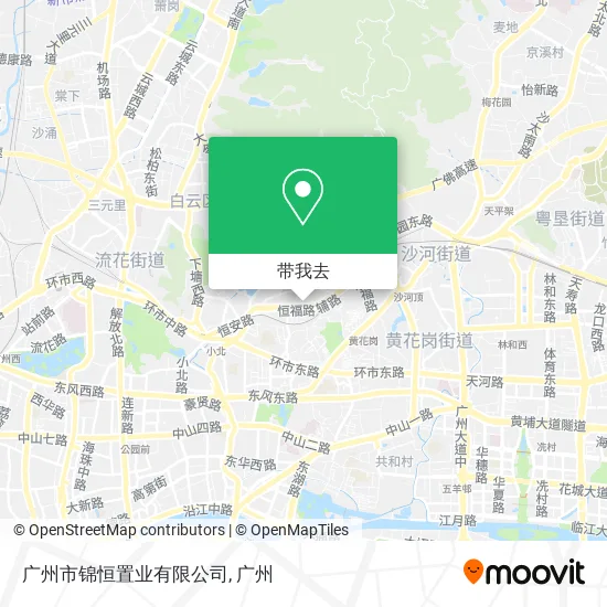 广州市锦恒置业有限公司地图