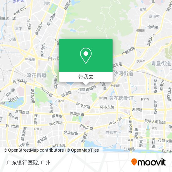 广东银行医院地图