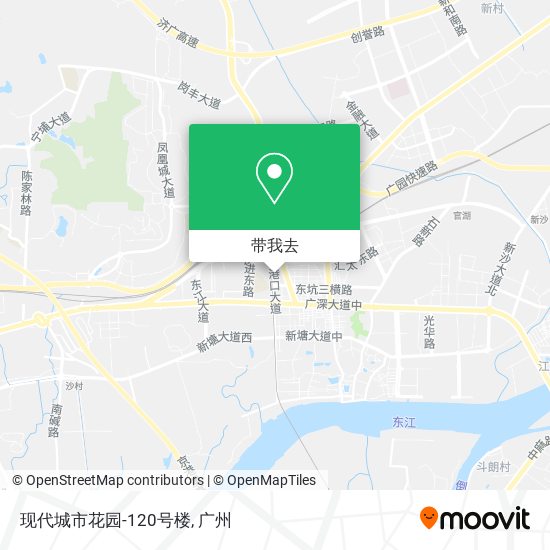 现代城市花园-120号楼地图