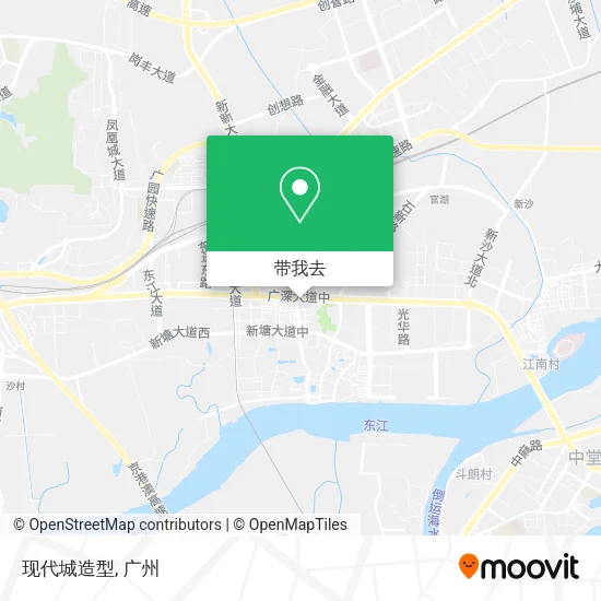 现代城造型地图