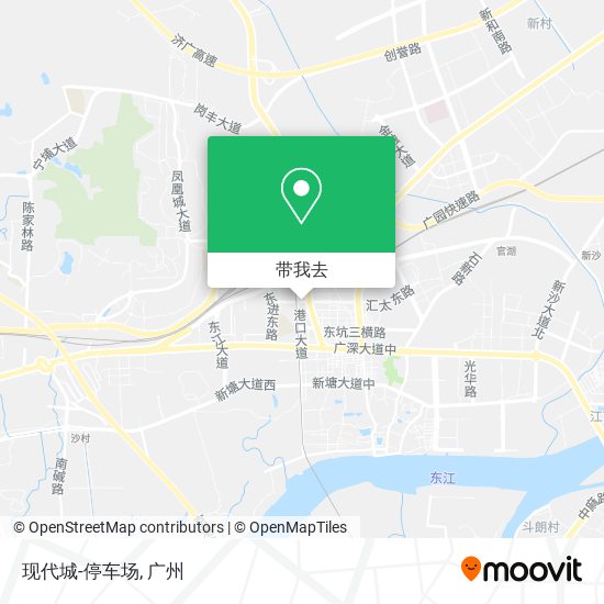 现代城-停车场地图