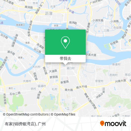 有家(锦绣银湾店)地图