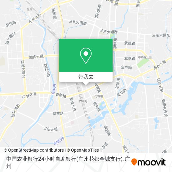 中国农业银行24小时自助银行(广州花都金城支行)地图