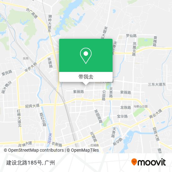 建设北路185号地图
