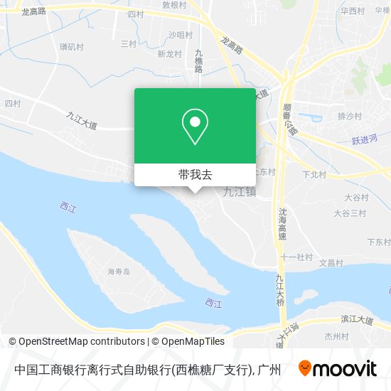中国工商银行离行式自助银行(西樵糖厂支行)地图