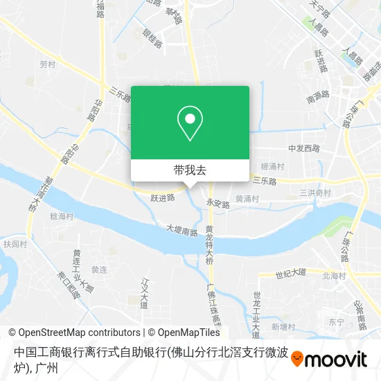 中国工商银行离行式自助银行(佛山分行北滘支行微波炉)地图