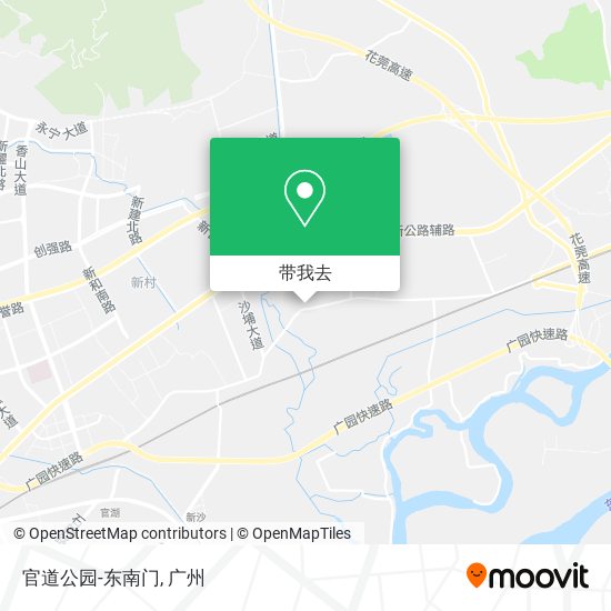 官道公园-东南门地图